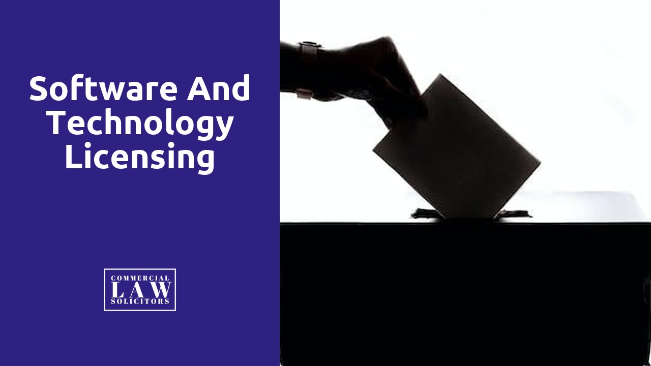 Software and technology licensing