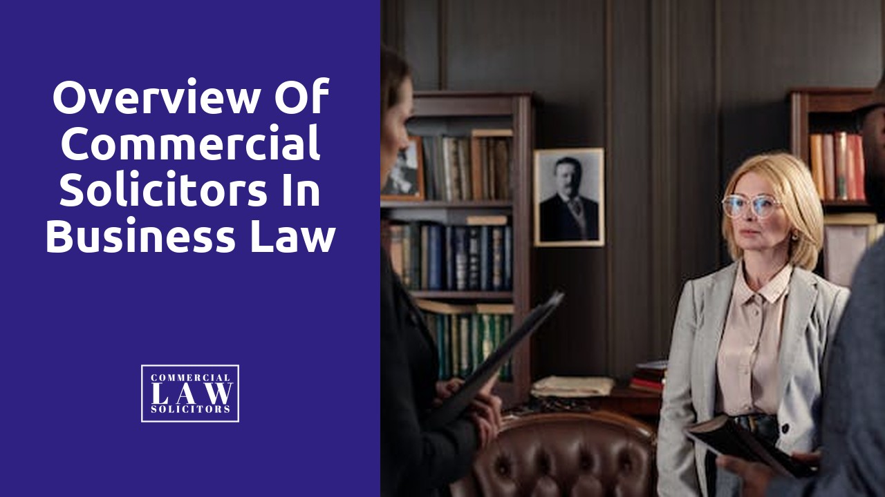 Overview of Commercial Solicitors in Business Law